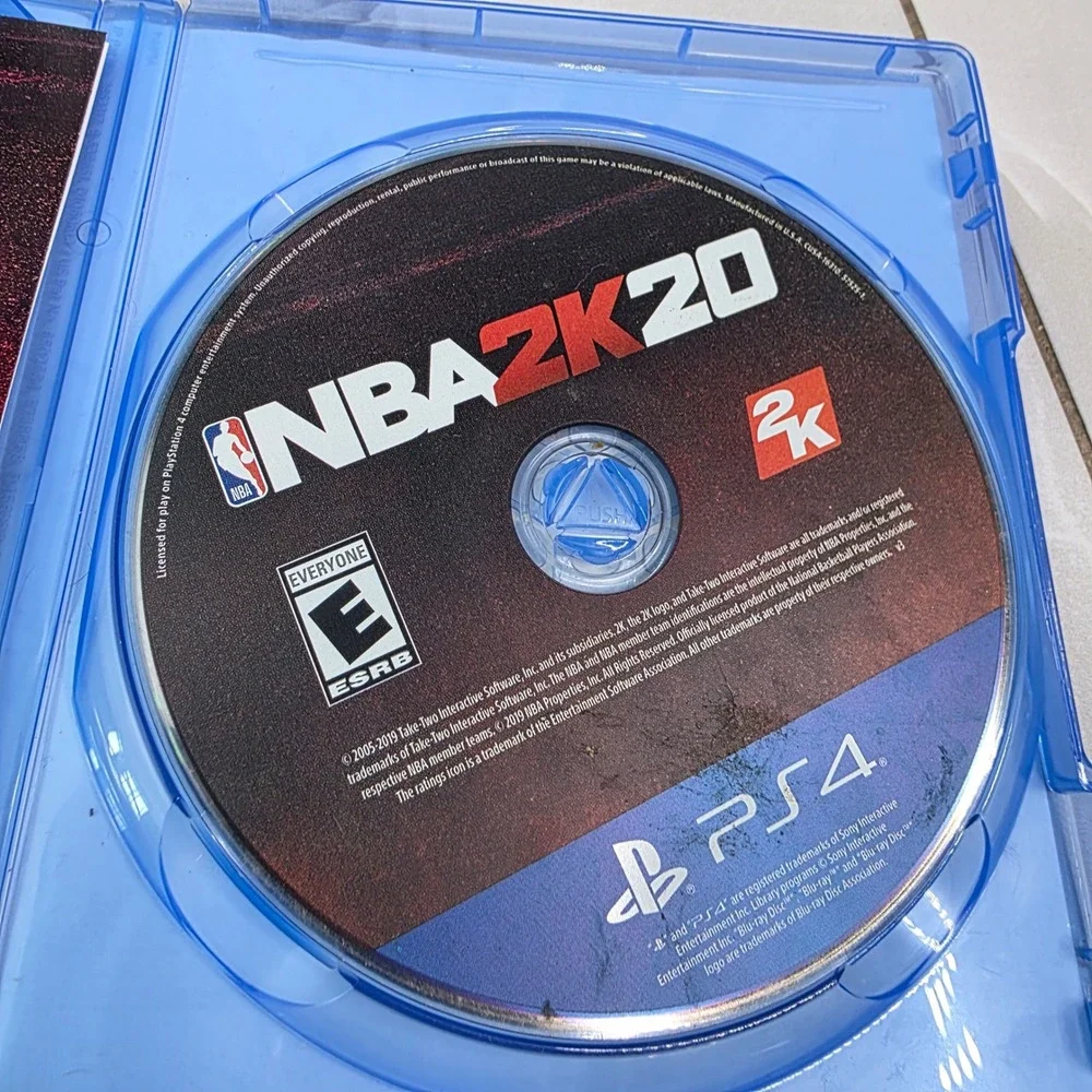 NBA 2K20 and NBA 2K19 PS4 PlayStation 4 Basketball Game Bundle Lot 2K Sports‎ S3